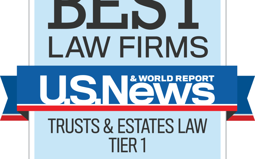 Yanowitz Law Firm Ranked 2019 Best Law Firms: Trusts & Estates Law Tier 1